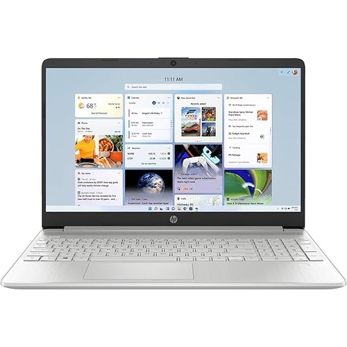 HP Laptop 15.6 inch Intel Core i5 12th Gen 1235U - (8 GB/512 GB SSD/Windows 11 Home) 15s- Thin and Light Laptop (15S-FQ5329TU )Natural Silver